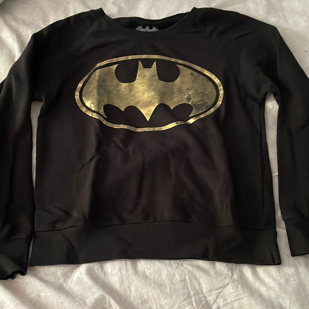 Black Batman sweatshirt. Size small
